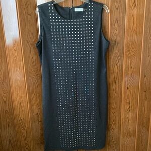 Calvin Klein Women’s Dress Size 12 Sleeveless Round Necklace Fit & Flare Dress